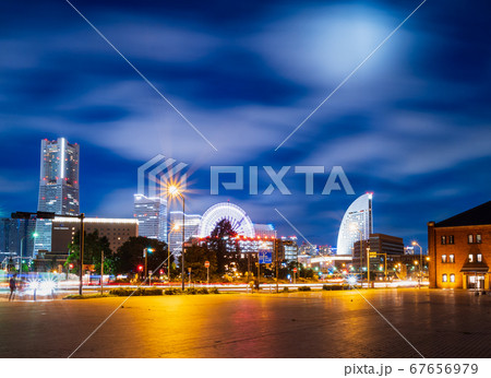 横浜 みなとみらい21 夜景 横浜 みなとみらい21 夜景 67656979