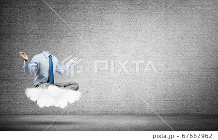 Businessman without head Businessman without head 67662962