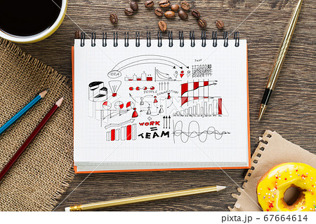 Coffee break and snack 67664614