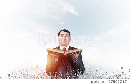 Businessman Holding Blank Signboard Stock Vector Businessman Holding Blank Signboard Stock Vector