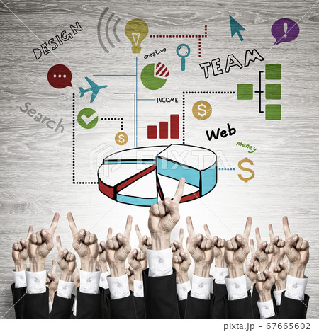 Business and teamwork concept Business and teamwork concept 67665602