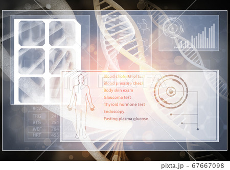 Medicine user interface, 3D rendering Medicine user interface, 3D rendering 67667098
