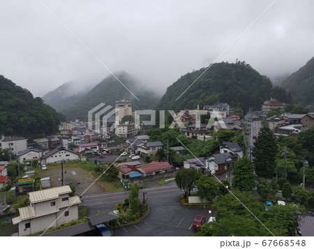 川治温泉　遠景　(栃木県 日光市) 67668548