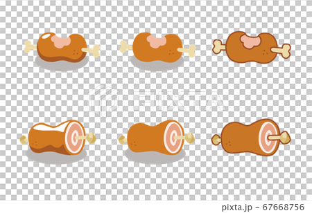 Meat set with various bones 67668756