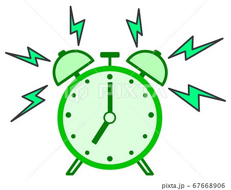 鳴り響く目覚まし時計 67668906