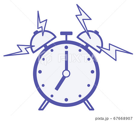 鳴り響く目覚まし時計 鳴り響く目覚まし時計 67668907