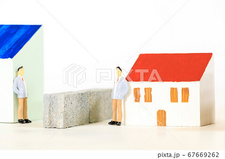 住宅 建築 境界 イメージ 住宅 建築 境界 イメージ 67669262