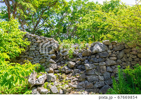 沖縄県 今帰仁城の城壁 沖縄県 今帰仁城の城壁 67669854