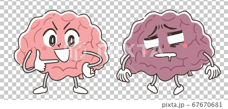脳 頭脳 脳科学のキャラクター 67670681