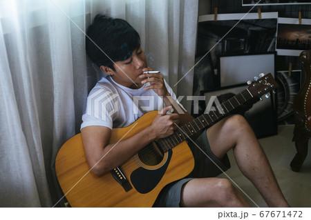 Smoking guy. Smoking guy. 67671472