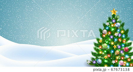 クリスマス 雪 冬 背景 のイラスト素材