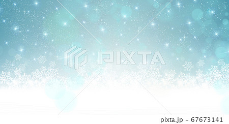 クリスマス　雪　冬　背景  67673141
