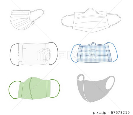 マスクのいろいろ 67673219