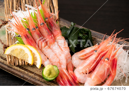 甘海老の刺身 甘海老の刺身 67674070