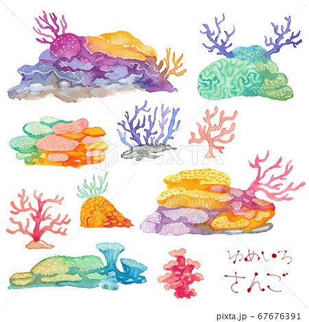 珊瑚 イラスト 珊瑚 イラスト かわいい Freemuryomgsd0s