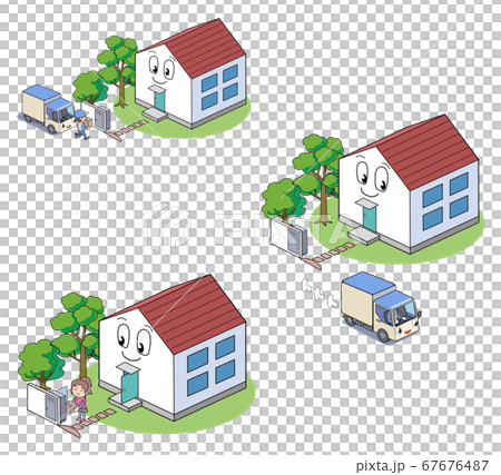 Courier truck and courier post set 67676487