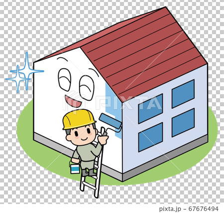 外装ペンキ塗り 外装ペンキ塗り 67676494