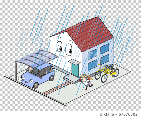 雨避け対策の無い自転車 67676502