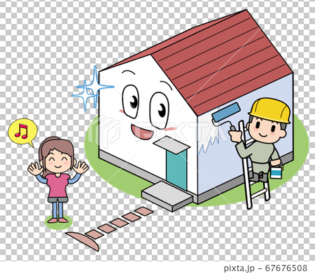 油漆的新房子 油漆的新房子 67676508