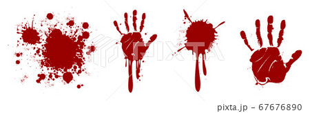 blood splatter splash drop paint 67676890