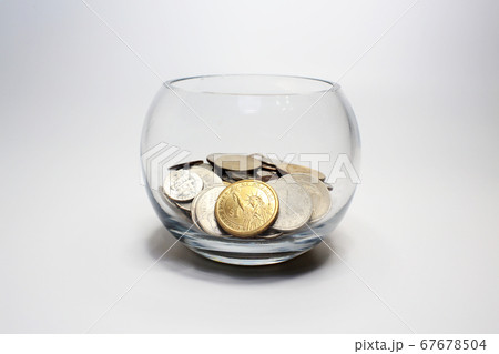 Money pound with usa one dollar 67678504