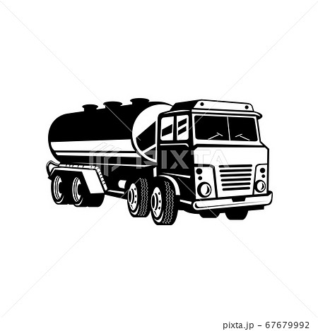 Tank Truck Fuel Truck or Tanker Truck Retro 67679992