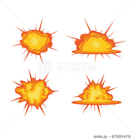 Cartoon explosion collection. Cartoon explosion collection. 67683476