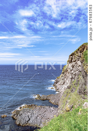 利尻島・夕日丘展望台より望む 67683563