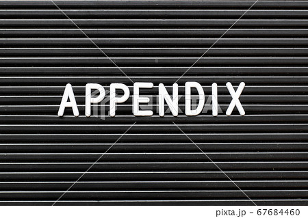 Black felt board with white alphabet in word appendix background Black felt board with white alphabet in word appendix background 67684460