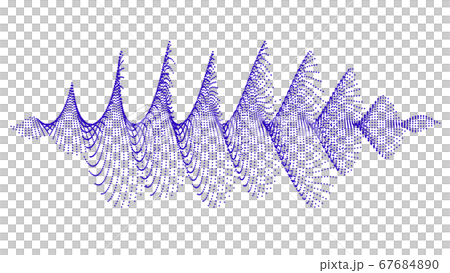 CGパーティクル 捻じれるパーティクル CGパーティクル 捻じれるパーティクル 67684890