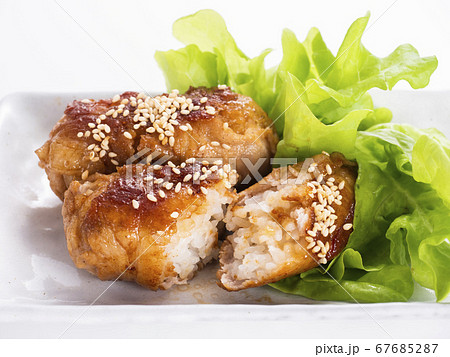 肉巻きおにぎり 67685287