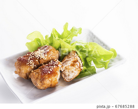 肉巻きおにぎり 肉巻きおにぎり 67685288