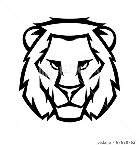 Mascot stylized lion head. 67688762