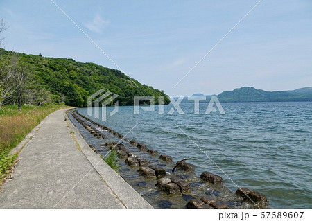 屈斜路湖の和琴半島を散策する 屈斜路湖の和琴半島を散策する 67689607