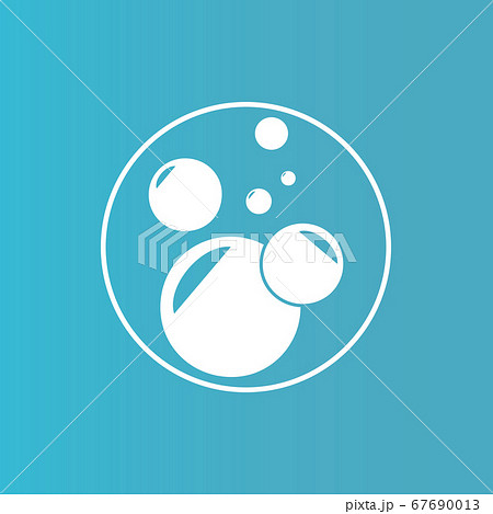 Bubble icon vector Bubble icon vector 67690013