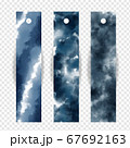 Bookmark design collection with colorful abstract watercolor paint. 67692163