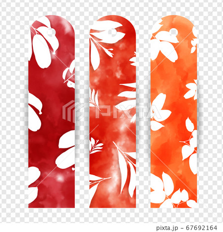 Bookmark design collection with colorful abstract watercolor paint. Bookmark design collection with colorful abstract watercolor paint. 67692164
