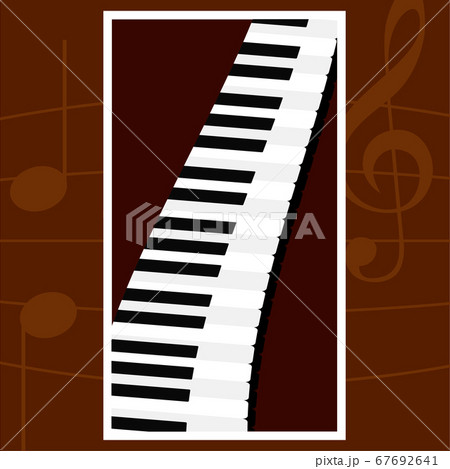 Musical Keyboard Imageのイラスト素材
