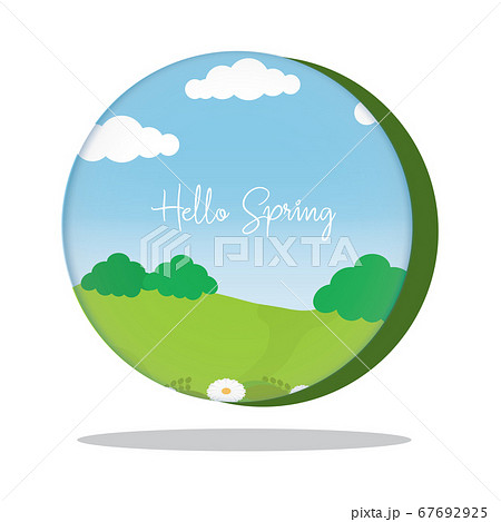 Hello spring landscape 67692925