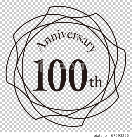 100th anniversary mark 67693236