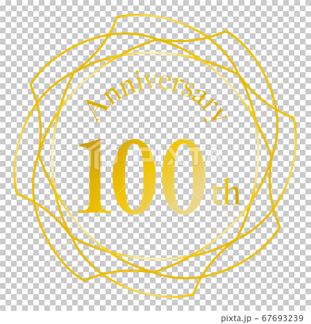 100th anniversary mark 100th anniversary mark 67693239