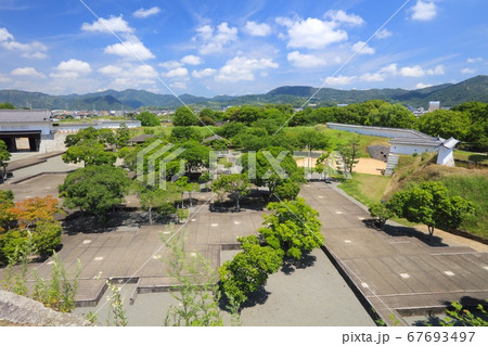 赤穂城跡の天守台からの眺望「日本遺産」「日本100名城」「日本の歴史公園100選」兵庫県赤穂市 67693497