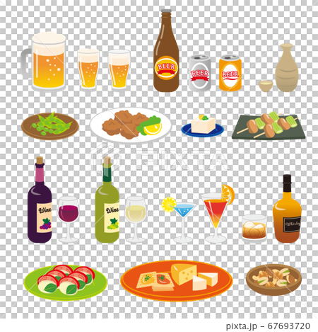 Illustration Set Of Japanese And Western Style Stock Illustration