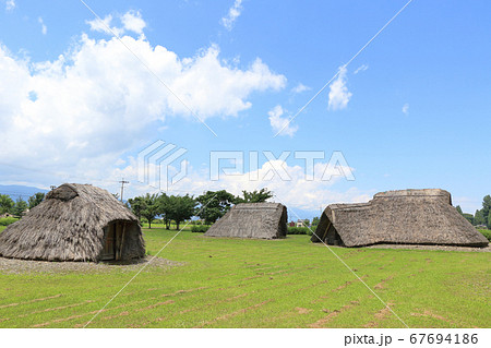 平出遺跡公園 古代の農村 平安時代地区 平出遺跡公園 古代の農村 平安時代地区 67694186