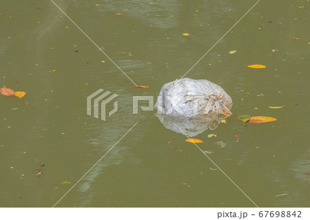 Environmental pollution, Plastic bag water Environmental pollution, Plastic bag water 67698842