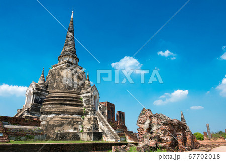 世界遺産 アユタヤ歴史公園 WAT PHRASISANPETH タイ・アユタヤ 世界遺産 アユタヤ歴史公園 WAT PHRASISANPETH タイ・アユタヤ 67702018