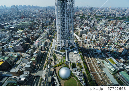 東京スカイツリーが見える景色　2017年9月撮影 67702668