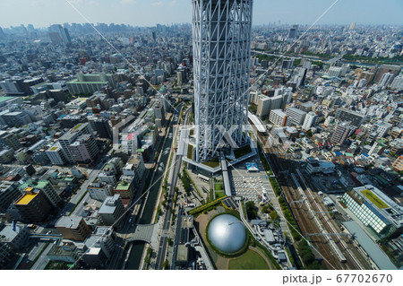 東京スカイツリーが見える景色　2017年9月撮影 67702670