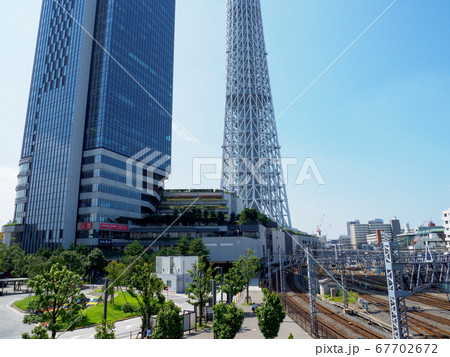 東京スカイツリーが見える景色　2017年9月撮影 67702672