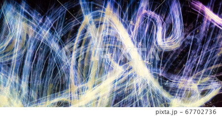 Abstract digital graphic with messy line light 67702736